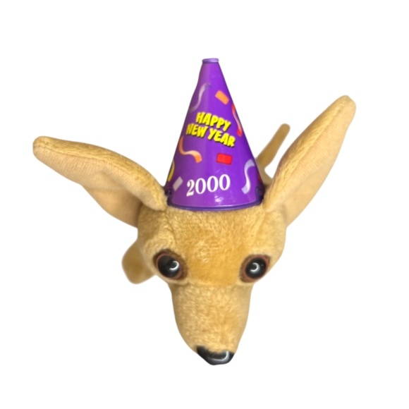 Vintage Taco Bell Happy New Year 2000 Chihuahua Plush Toy Dog Doesn't Talk - Picture 6 of 6